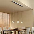 Oligo Lichttechnik Grace Pendelleuchte dreifach chrom