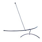 Phos Design Garderobe gebogen Eck-Viertelkreis m. Wandhalter